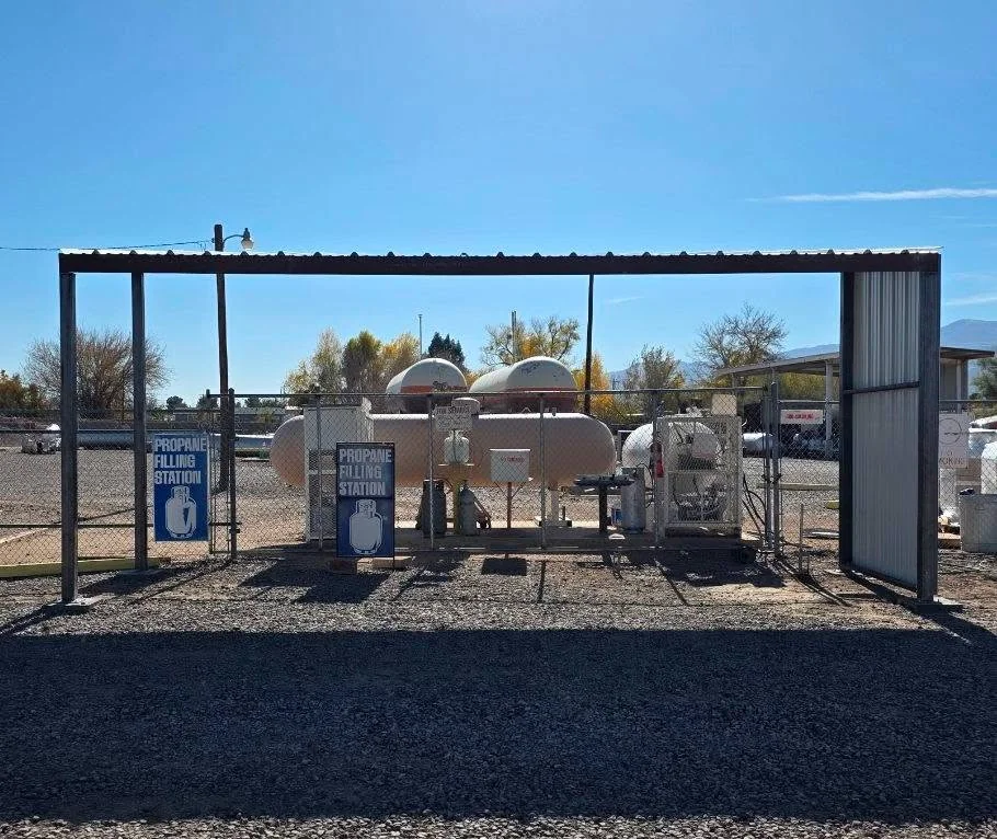Steel equipment shelter installed at a local facility